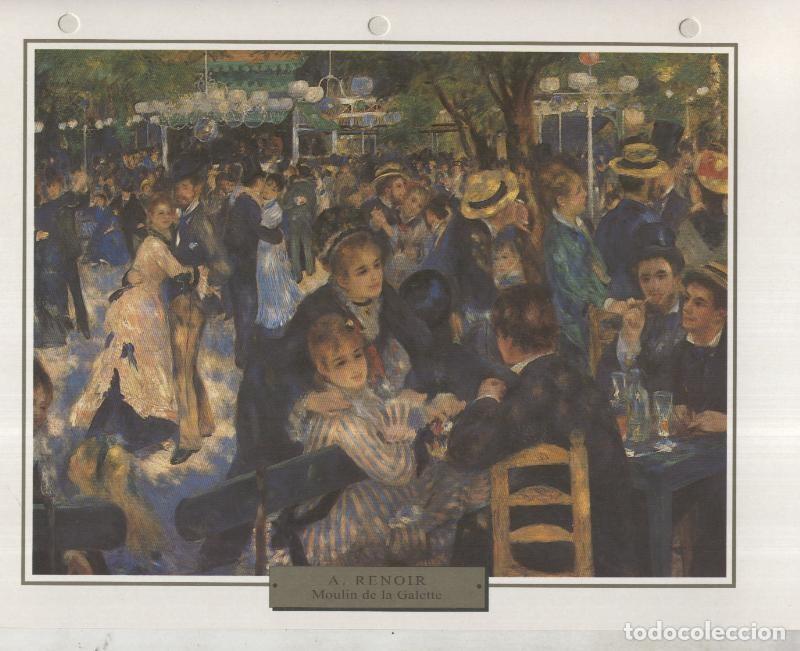 Postais: Lamina 14: Auguste Renoir: Moulin de la Galette - Varios