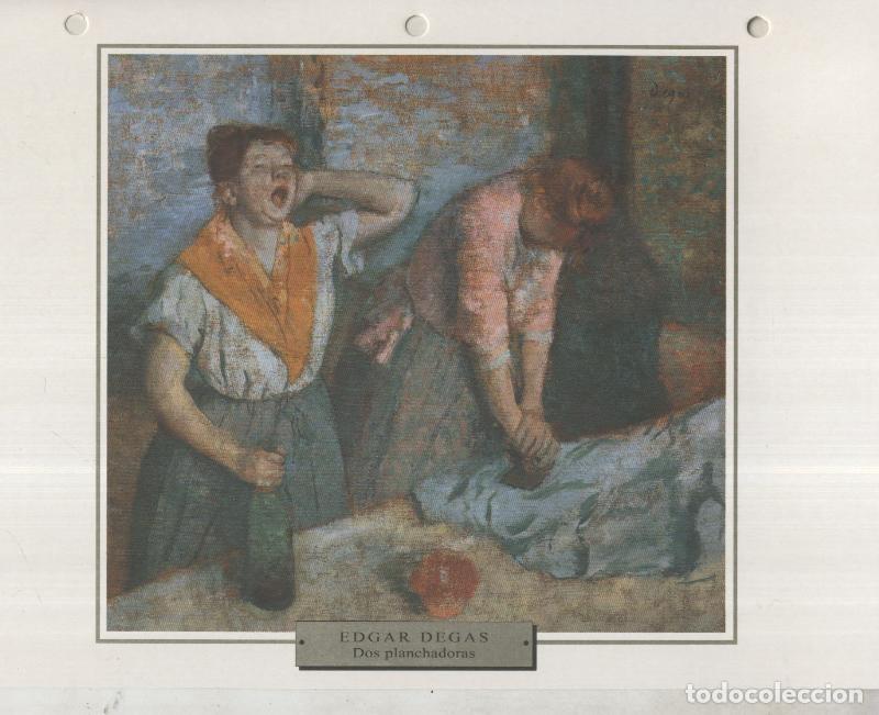 Postkarten: Lamina 29: Edgar Degas: Las planchadoras - Varios