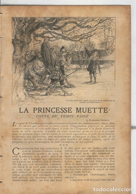 Cartes Postales: La princesse Muette, conte du temps passe par A.Madeleine Decroix - Varios