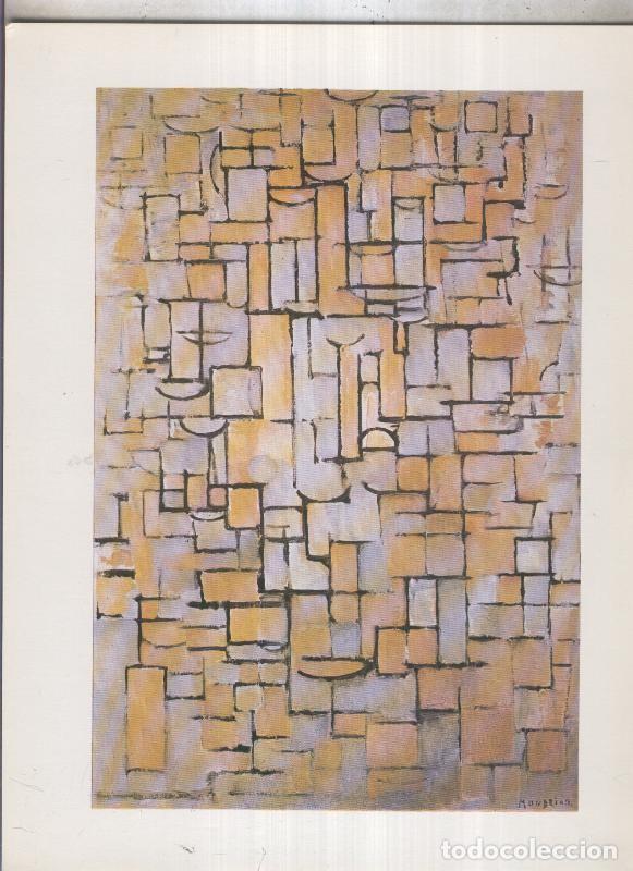 Postales: Piet Mondrian: lamina 15: Composicion - Varios