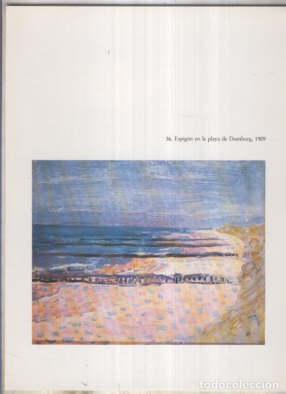 Postkarten: Piet Mondrian: lamina 12: Espigon en la playa de Domburg, 1909 - Varios