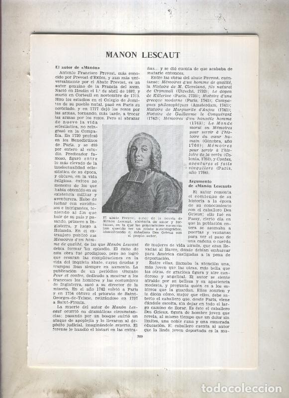 Cartes Postales: Manon Lescaut - Historia del organo por Juan Salvat - Varios