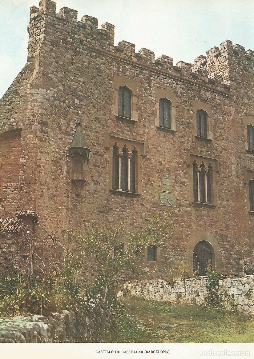 Cartoline: Lamina 0017: Castillo de Castellar (Barcelona) - VVAA