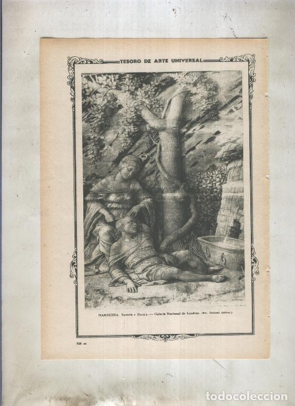 Postkarten: Lamina 088: Sanson y Dalila de Mantegna - Varios