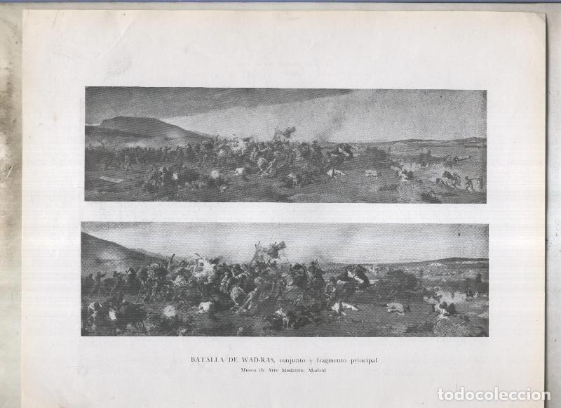Postcards: Mariano Fortuny numerado 19: Batalla de Wad-Ras, conjunto y fragmento - Varios