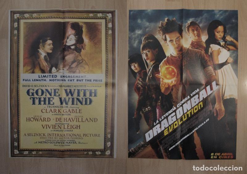 Postales: Poster doble cine: DragonBall evolution y Gone With the Wind - Varios