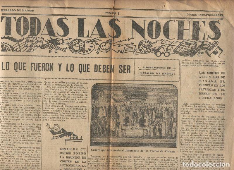 Postales: Heraldo de Madrid - Varios