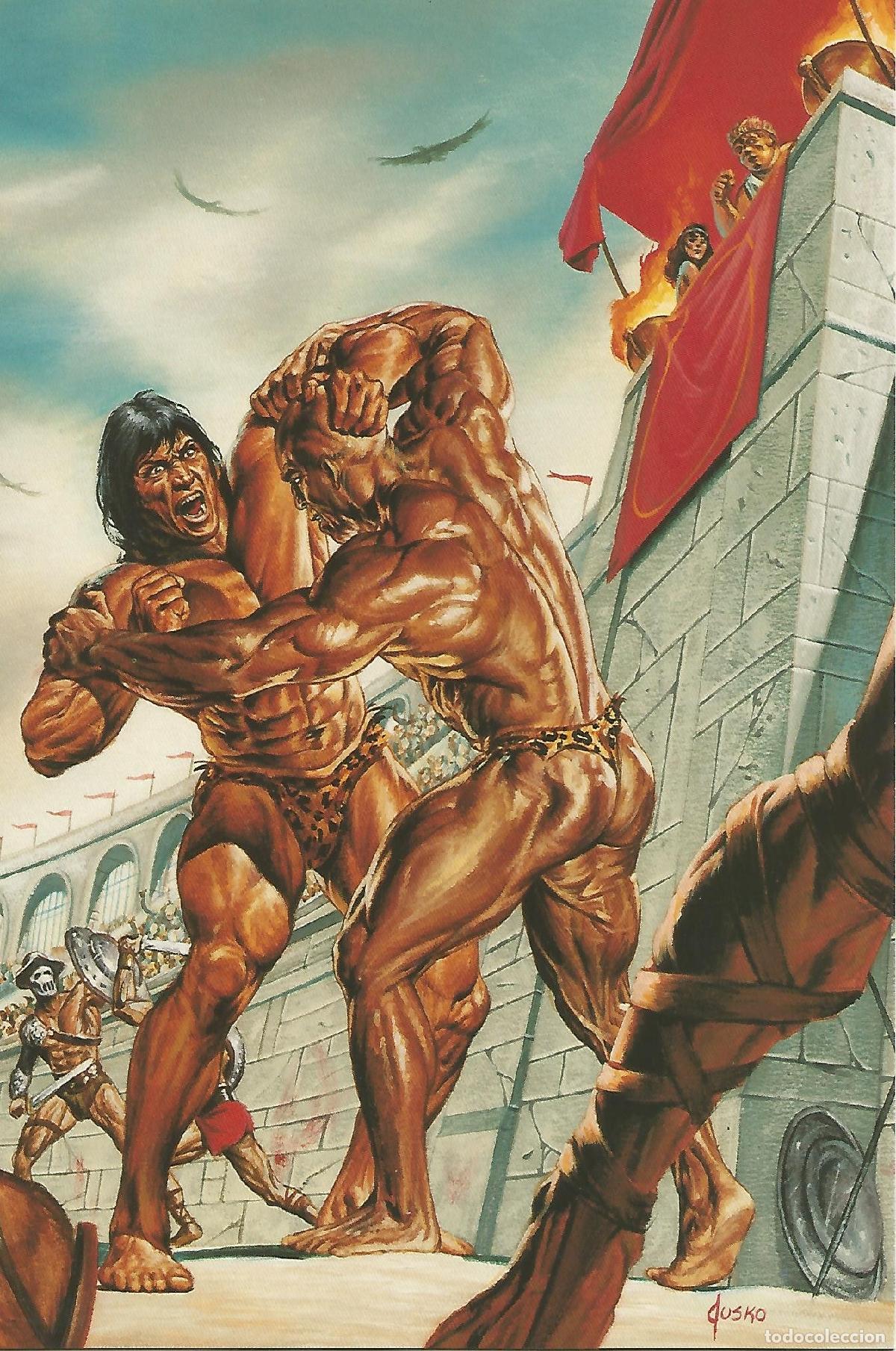 Postales: Colossal Card 60: Joe Jusko. Arena - Joe Jusko