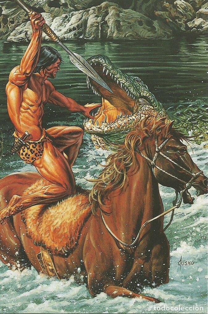 Postales: Colossal Card 69: Joe Jusko. Gimla Attack - Joe Jusko