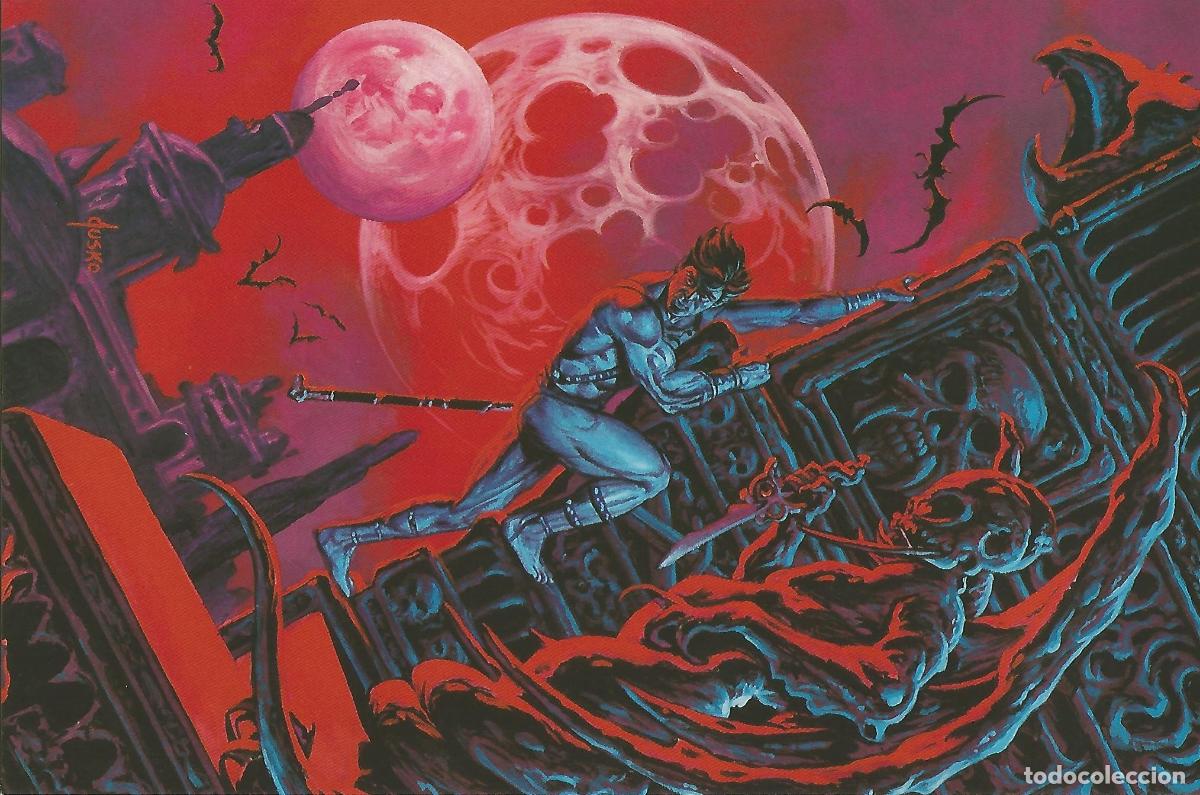 Postales: Colossal Card 77: Joe Jusko. Lair of the Assassins - Joe Jusko