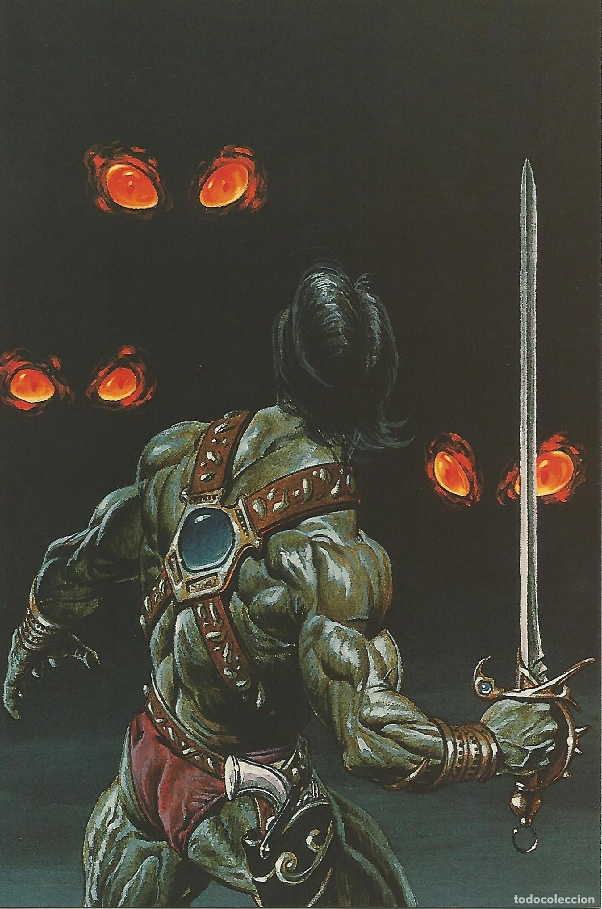 Postcards: Colossal Card 85: Joe Jusko. Eyes in the Dark - Joe Jusko