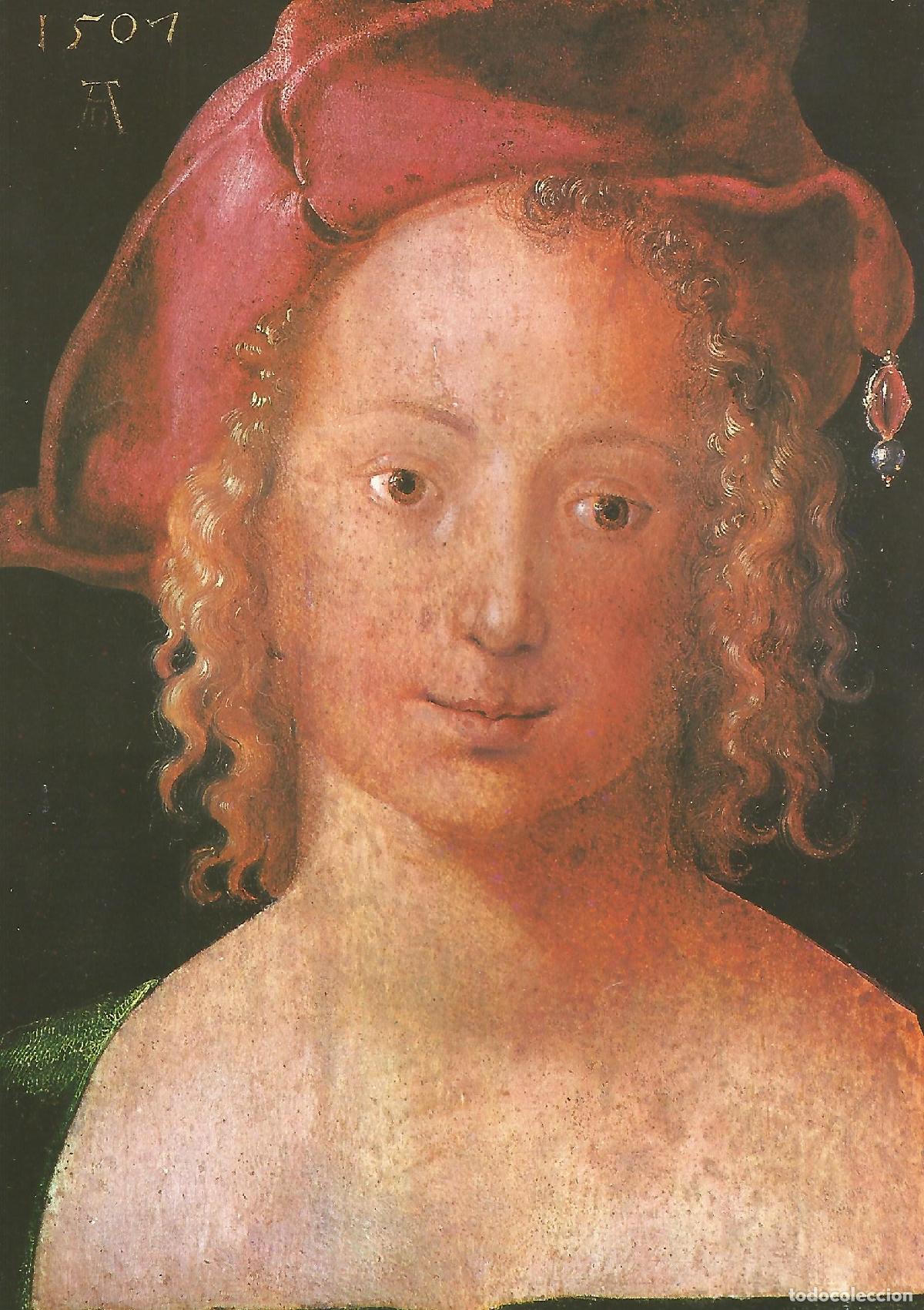 Postkarten: Lamina 080: Alberto Durero: Retrato de una alemana en Venecia - VV.AA.