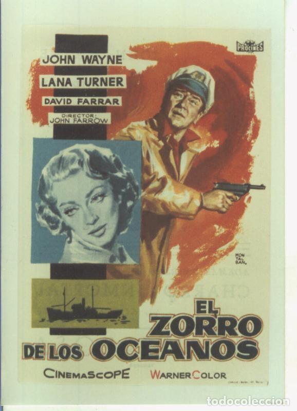 Postales: Foto cine 362: El zorro de los oceanos (John Wayne-Lana Turner) - Varios