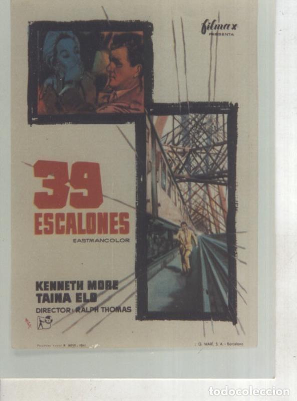 Postkarten: Foto cine 419: 39 escalones (Kennet More) - Varios