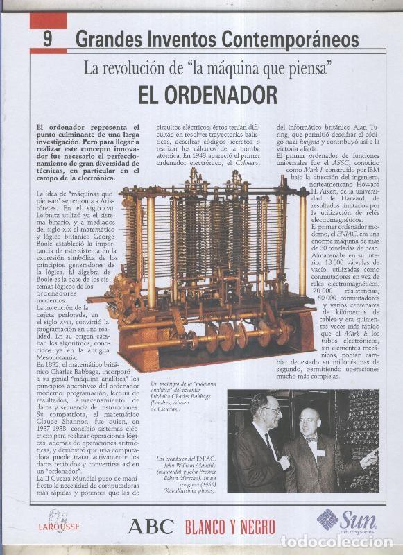Postcards: Grandes Inventos Contemporaneos numero 09: El ordenador - Varios