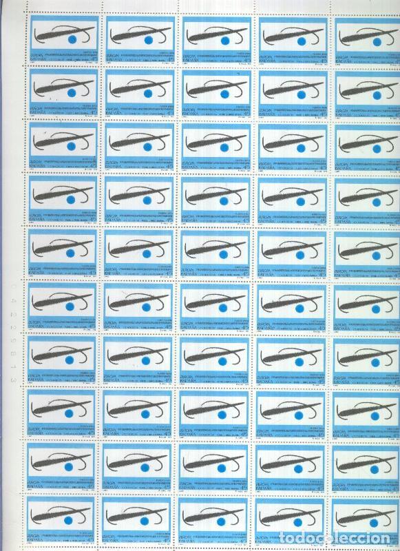 Postales: Hoja 50 sellos de correos de 45 pesetas : Joan Miro: europa 1993 - varios