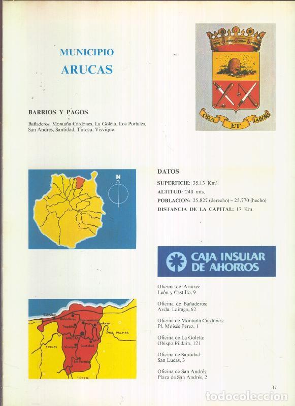 Cartoline: Municipio Canario de Arucas: 4 paginas, 8 fotos color - varios