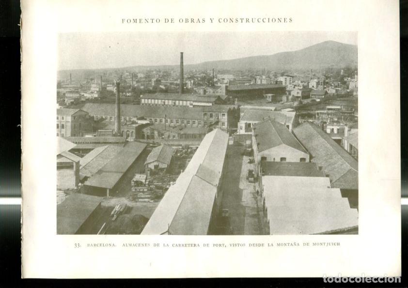 Cartoline: Fomento de Obras y Construcciones lamina 033/034: Barcelona - Varios