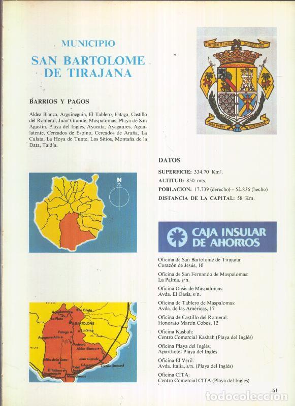 Cartoline: Municipio Canario de San Bartolome de Tirajana: 4 paginas, 11 fotos color - varios