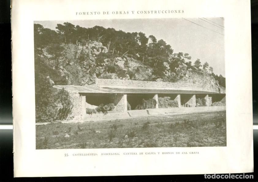 Postcards: Fomento de Obras y Construcciones lamina 055/056: Barcelona - Castelldefels - Varios
