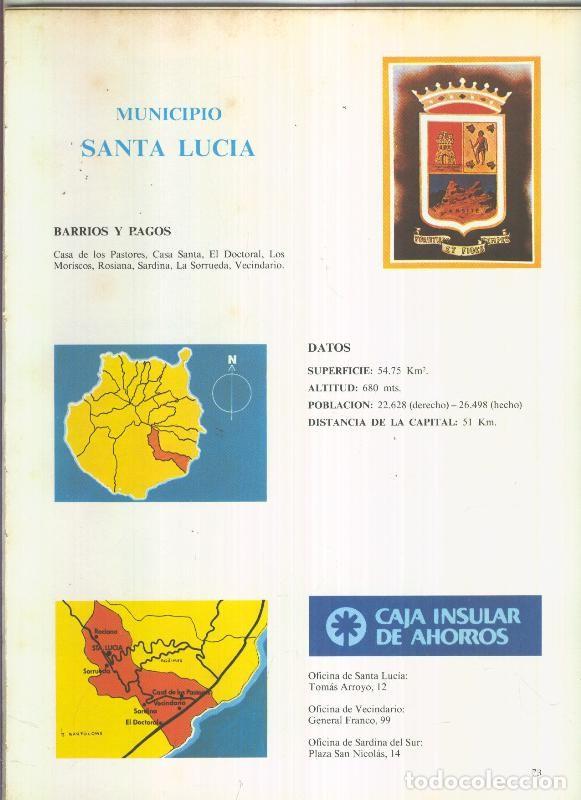 Cartoline: Municipio Canario de Santa Lucia: 4 paginas, 8 fotos color - varios