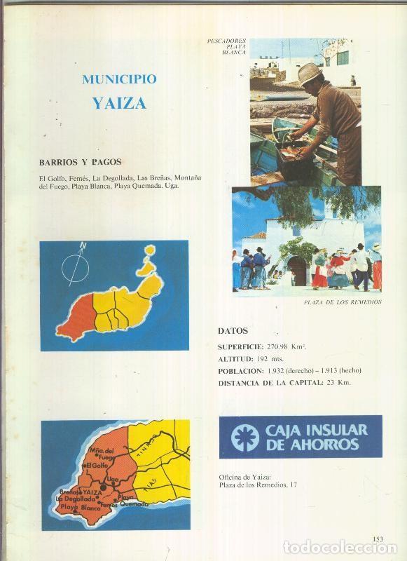 Postales: Municipio Canario de Yaiza : 4 paginas, 12 fotos color - varios