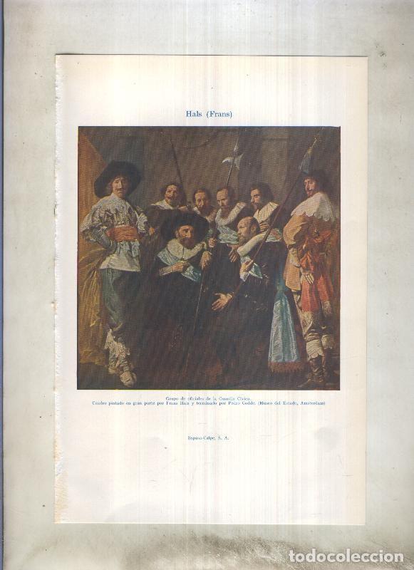 Cartoline: Lamina 132: Frans Hals (cuadro grupo oficiales guardia civica) - varios