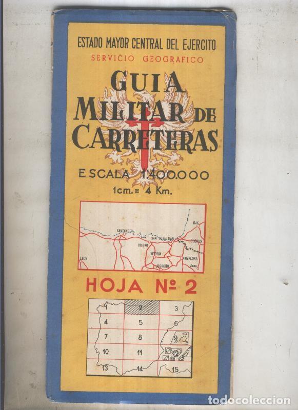 Postcards: GUIA MILITAR DE CARRETERAS numero 02 de 1959 - VARIOS