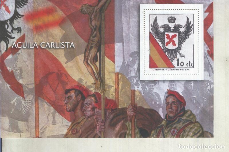 Cartes Postales: La Guerra Civil Espa&ntilde;ola en sellos de correos: Juego 1 sellos: Aguila Carlista - varios