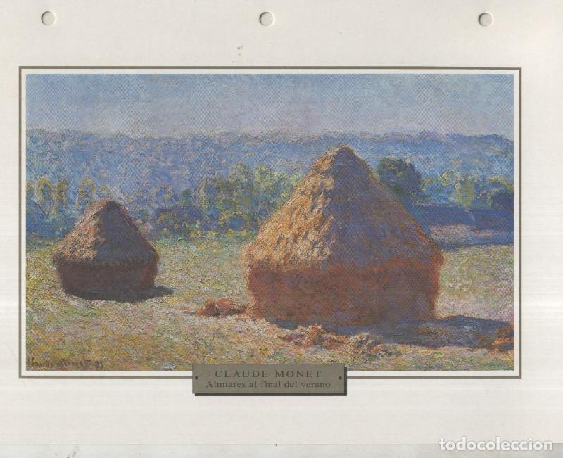 Postcards: Lamina 07: Claude Monet: Almiares al final del verano - Varios