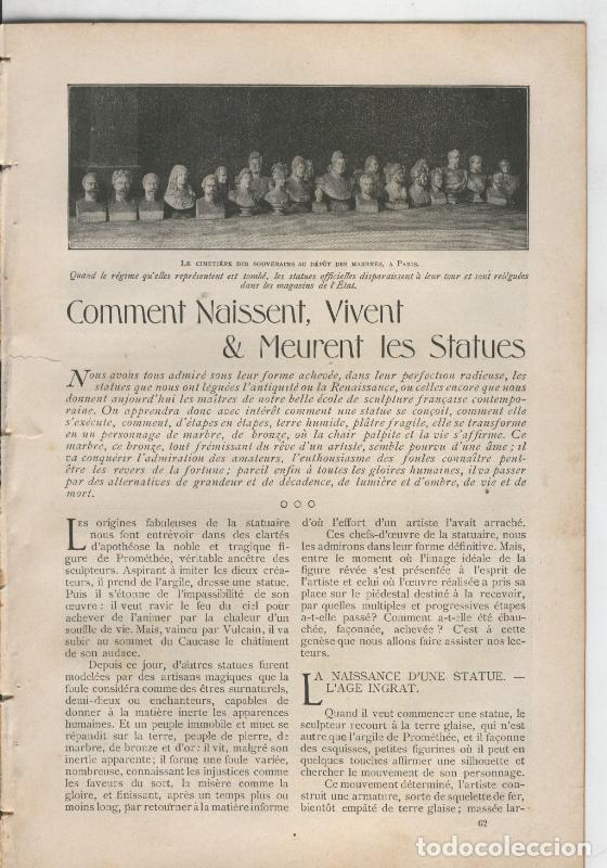 Cartoline: Comment Naissent, vivent & Meurent les statues - Varios
