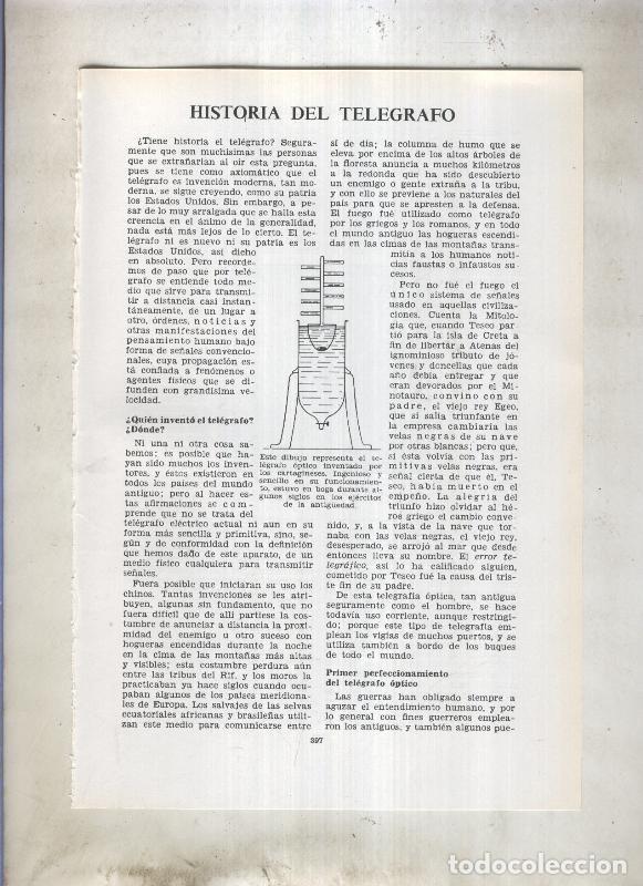 Cartoline: Historia del telegrafo - Varios
