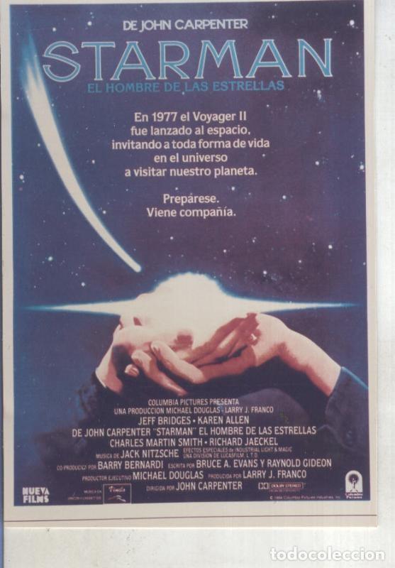 Postales: Foto cine 005: Starman el hombre de las estrellas (Jeff Bridges-Karen Allen) - Varios