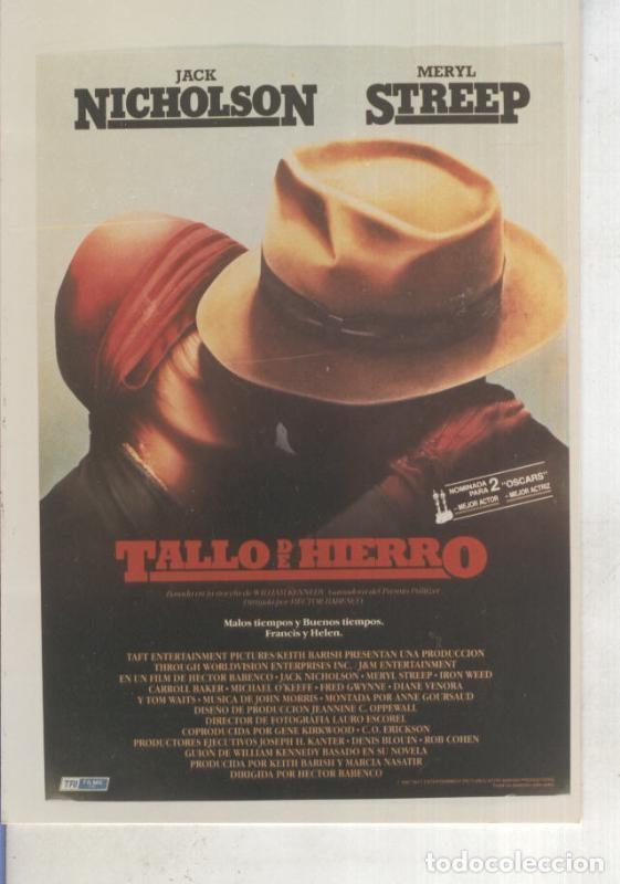 Postais: Foto cine 017: Tallo de hierro (Jack Nicholson - Meryl Streep) - Varios