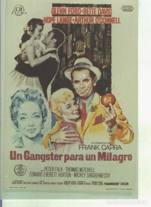 Postales: Foto cine 024: Un ganster para un milagro (Glenn Ford-Bette Davis) - Varios