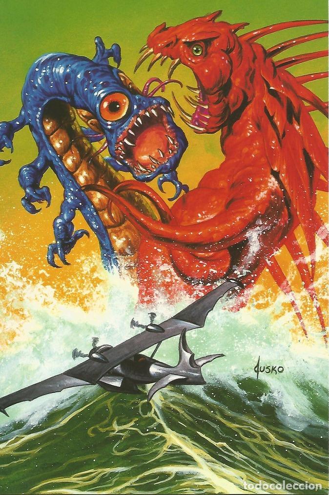 Postales: Colossal Card 11: Joe Jusko. Sea Beasts - Joe Jusko