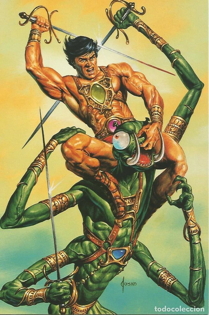 Postales: Colossal Card 15: Joe Jusko. The Battle with Zad - Joe Jusko