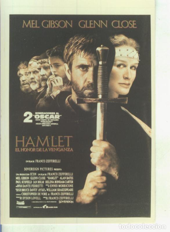 Postais: Foto cine 041: Hamlet el honor de la venganza (Mel Gibson-Glenn Close) - Varios