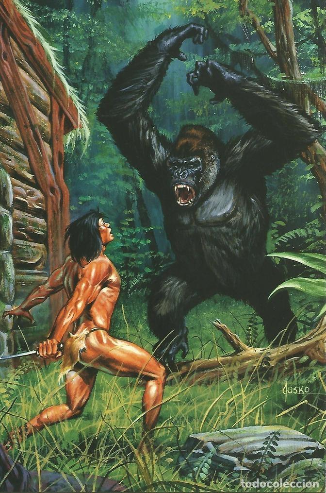 Postales: Colossal Card 36: Joe Jusko. Bolgani Attack - Joe Jusko