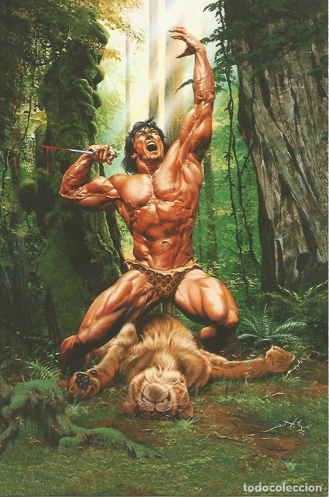 Postales: Colossal Card 39: Joe Jusko. Lord of the Jungle - Joe Jusko