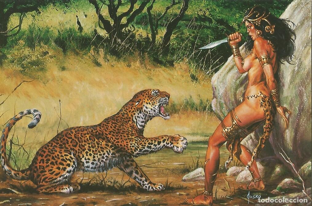 Postales: Colossal Card 46: Joe Jusko. Stand Off - Joe Jusko
