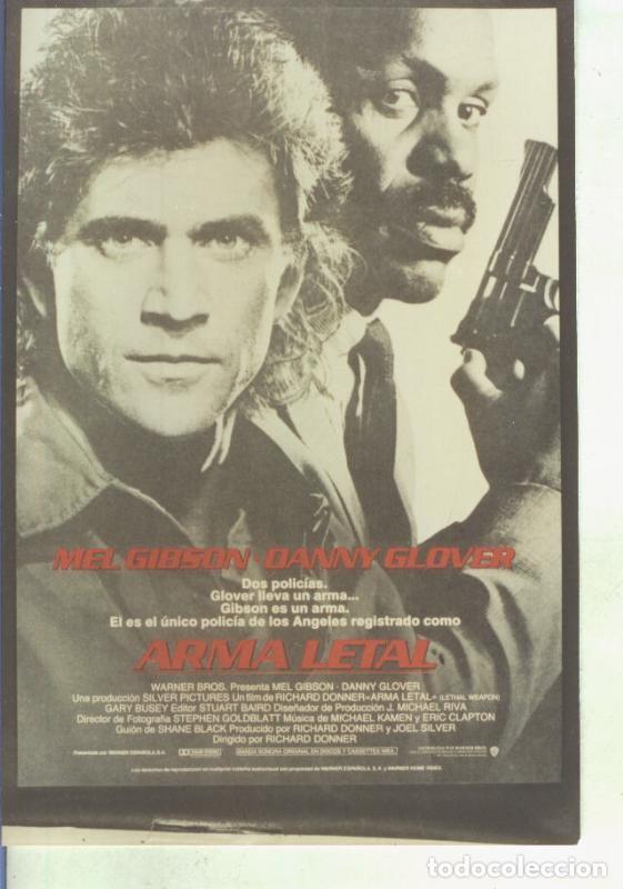 Postkarten: Foto cine 063: Arma letal 1 (Mel Gibson - Danny Glover) - Varios