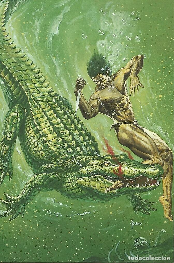 Postales: Colossal Card 71: Joe Jusko. Jaws of Death - Joe Jusko
