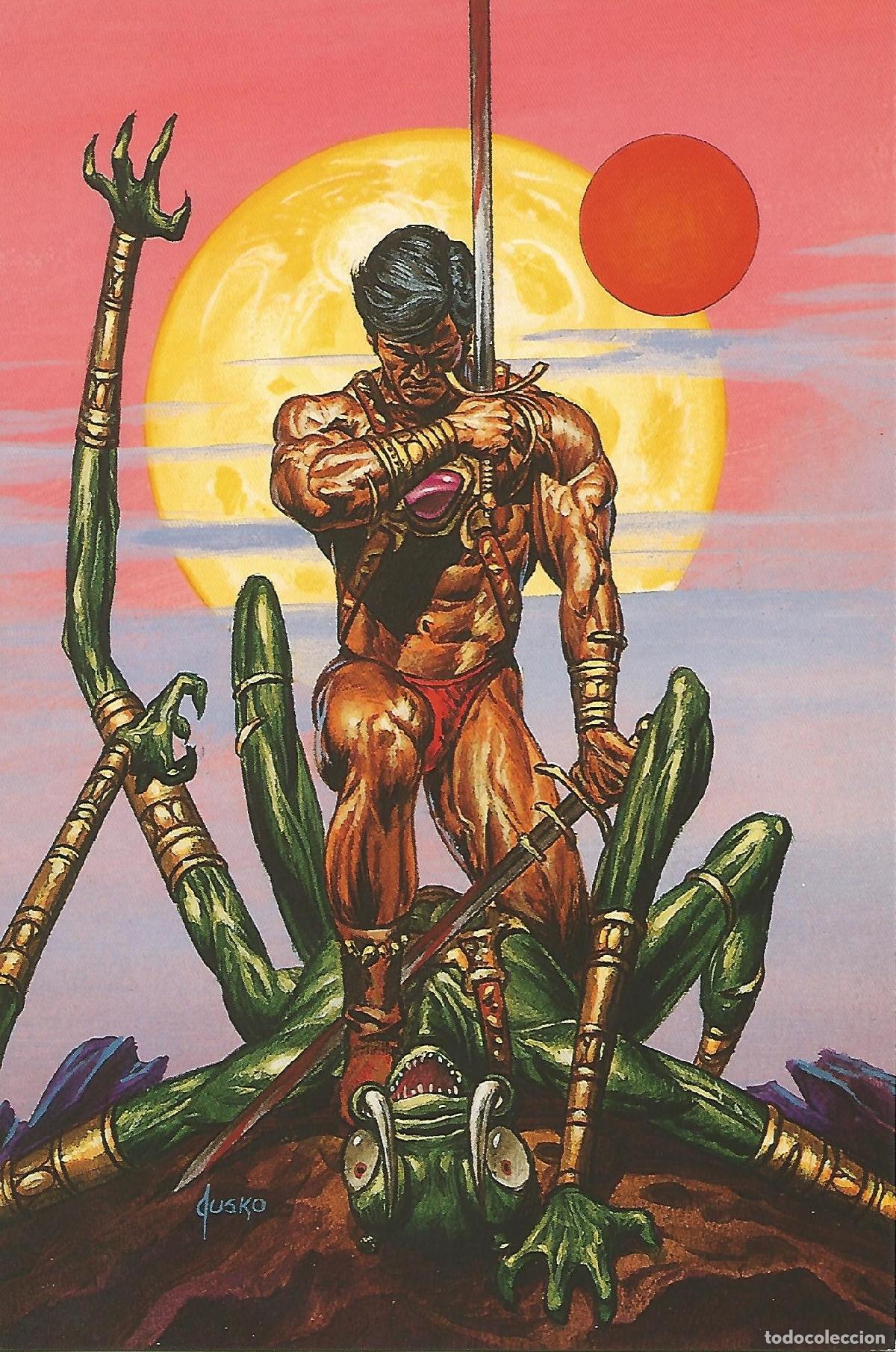 Postales: Colossal Card 82: Joe Jusko. The Indomitable Foe - Joe Jusko