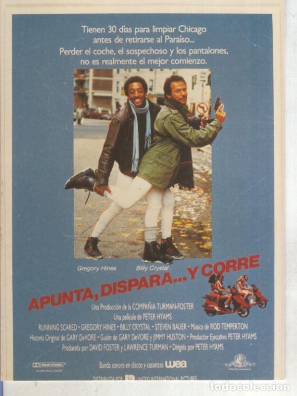 Postales: Foto cine 111: Apunta, dispara y corre ((Running Scared-Gregory Hines) - Varios