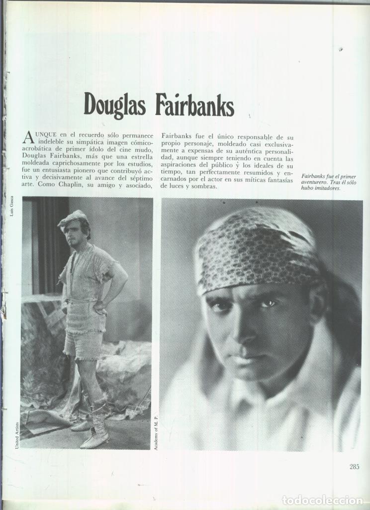 Postais: Douglas Fairbanks: 16 paginas, 33 fotos color y blanco/negro - varios