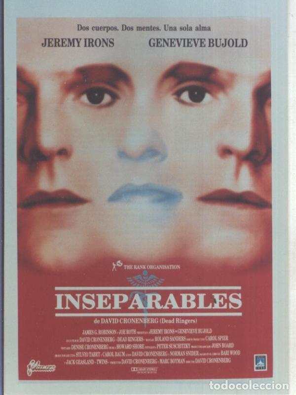 Postales: Foto cine 185: Inseparables (Jeremy Irons-Genevieve Bujold) - Varios