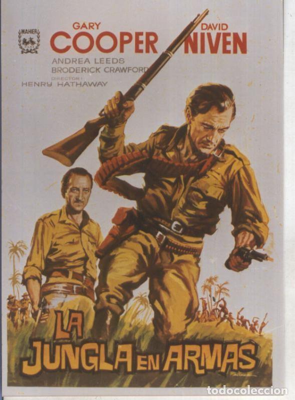 Postkarten: Foto cine 203: La jungla en armas (Gary Cooper-David Niven) - Varios