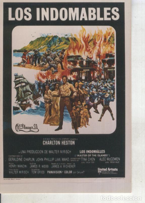 Postales: Foto cine 275: Los indomables (Charlton Heston) - Varios