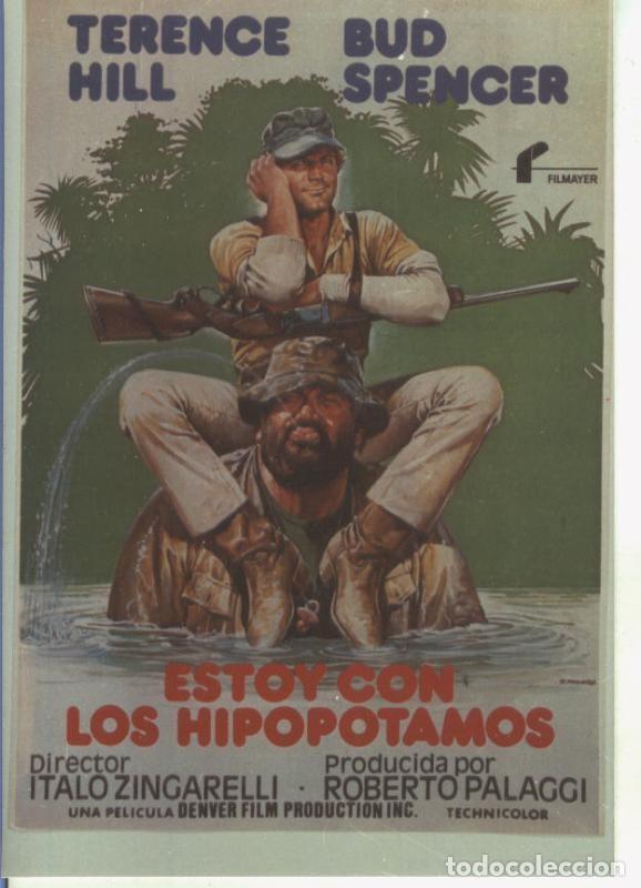 Postales: Foto cine 323: Estoy con los hipopotamos (Terence Hill-Bud Spencer) - Varios